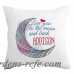 Monogramonline Inc. Personalized Love You to the Moon and Back Decorative Cushion Cover MOOL1039